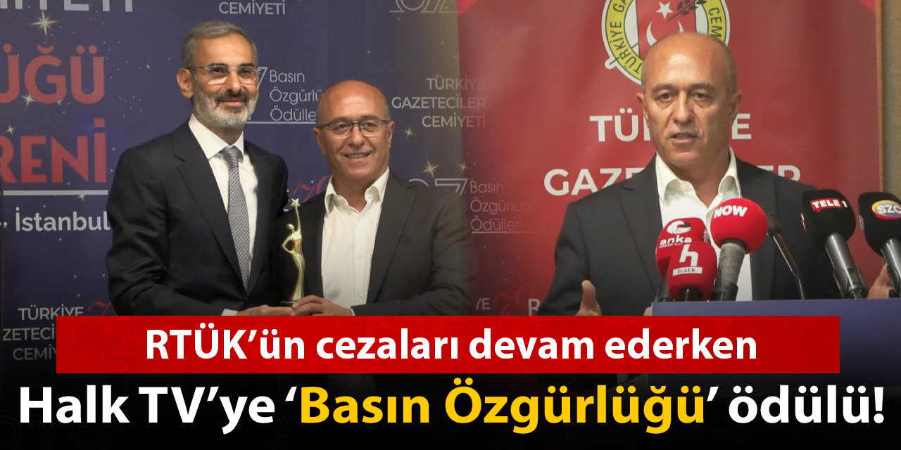 Halk TV'ye 'Basın Özgürlüğü' ödülü!