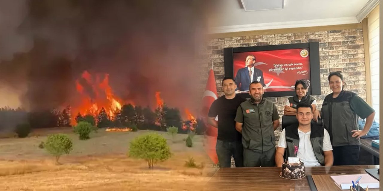 Aydın yanarken AKP’li başkanın oğlu bakın doğum gününü nerede kutlamış!