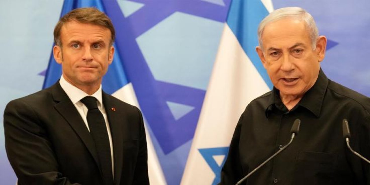 Macron İsrail'de tansiyonu yükseltti: Filistin'i tanıma kararında tepki