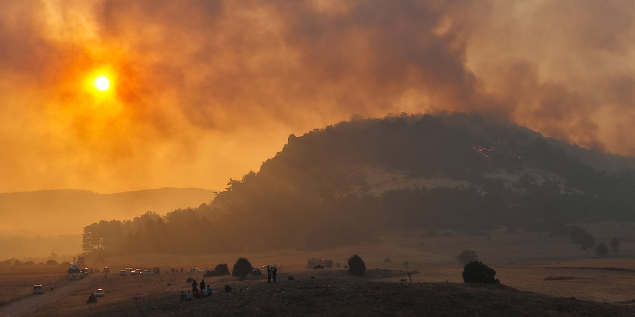 Hem yüreğimiz hem ciğerlerimiz yanıyor! Eskişehir ve Karabük'te yangınlar devam ediyor