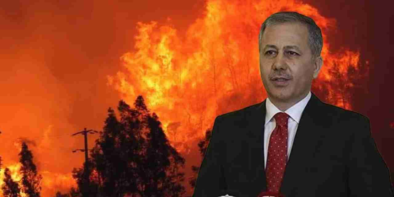 Yerlikaya orman yangınlarının bilançosunu açıkladı