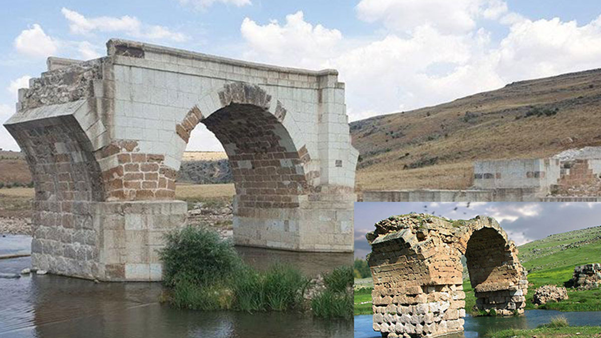 Gaziantep'te 'restorasyon': Köprüyü fayanslamışlar