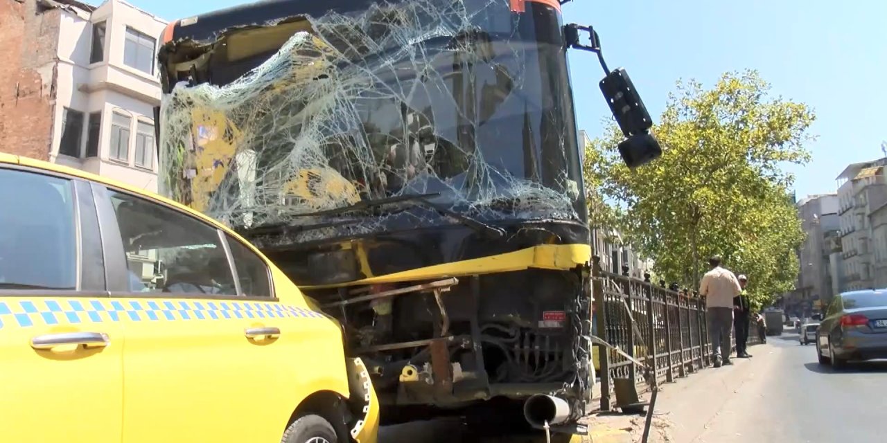 Beyoğlu'daki zincirleme kazadan acı haber