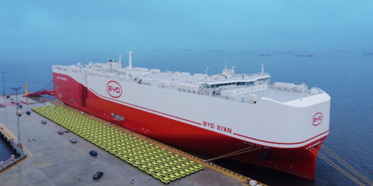 7000 BYD  Avrupa'ya doğru yola çıkıyor