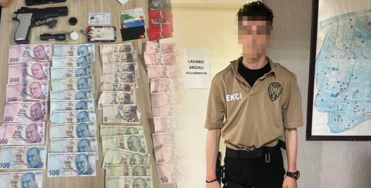 Bekçi kıyafeti giyip oyuncak silahla vatandaşlardan para topladı: İfadesi hayrete düşürdü