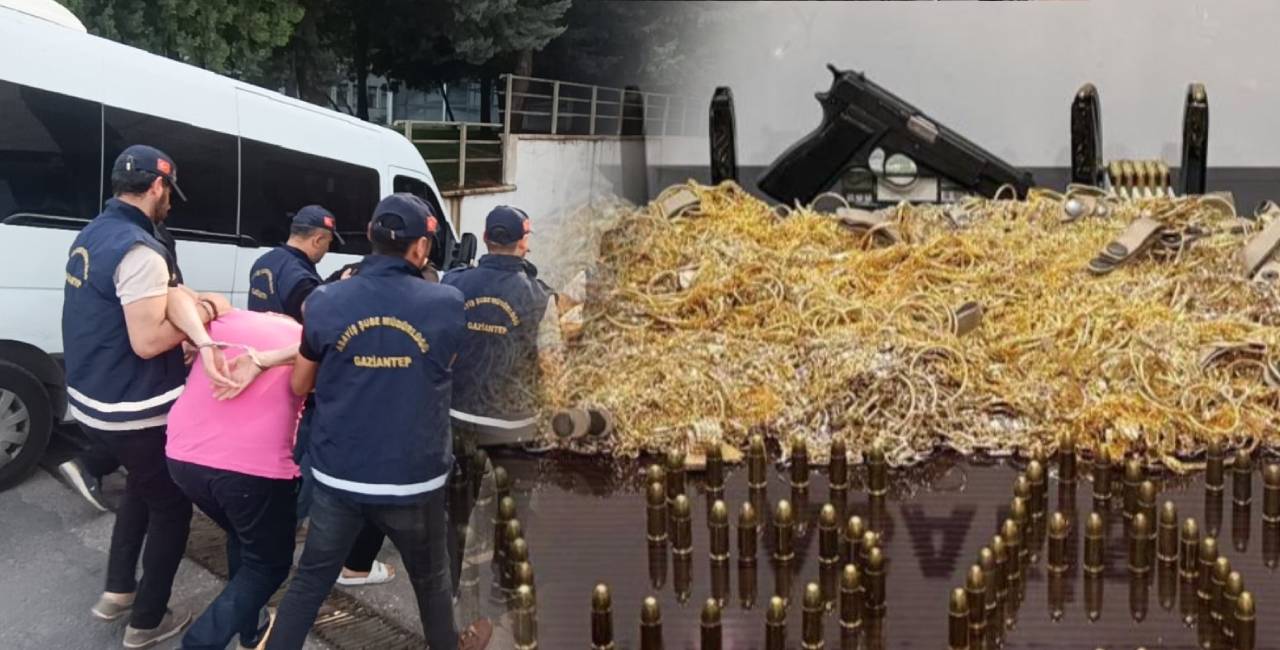 Film gibi olay: Kuyumcuya motorla yaklaşıp 18 kilo altın çalan şüpheliler polisle çatıştı