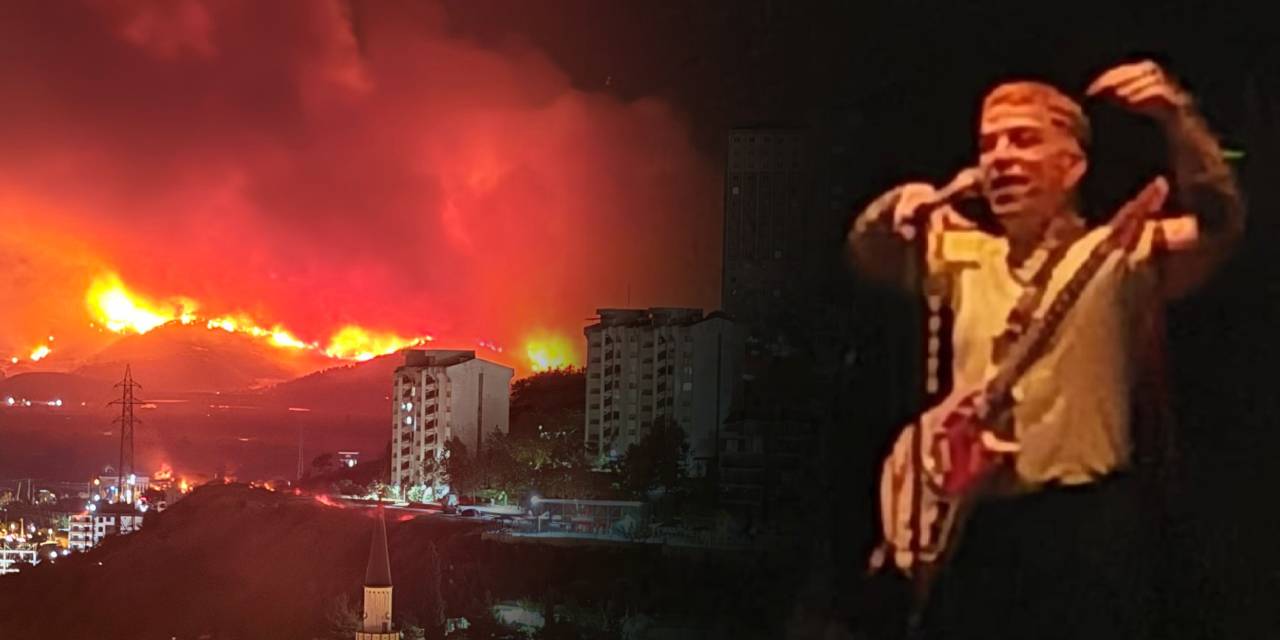 Athena Gökhan konseri yarıda kesti: Bursa yangını festivali iptal ettirdi