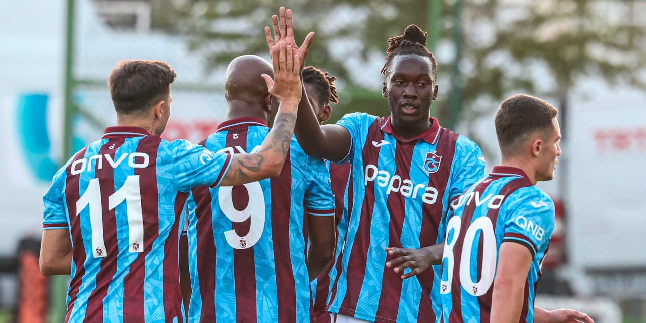 Trabzonspor galibiyetle bitirdi