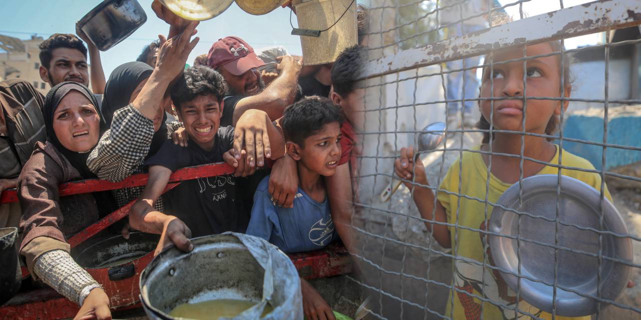 Gazze “açlıktan” ölüyor!