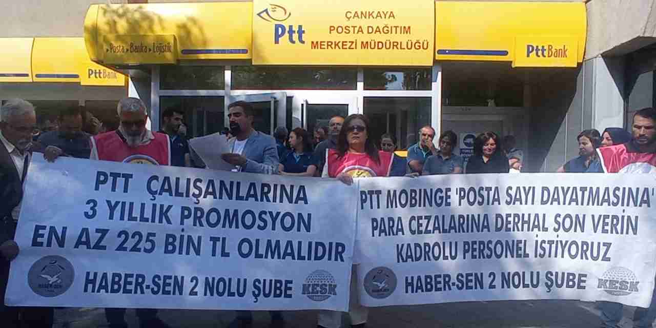 PTT çalışanları günlerdir bekliyor: Emekçinin promosyonuna mı göz diktiniz?