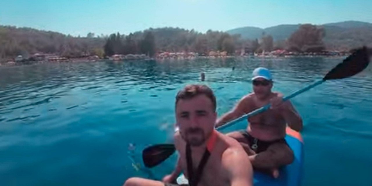 Kürek sörfü yaparken dikkat! Suya düştü, bulunamadı