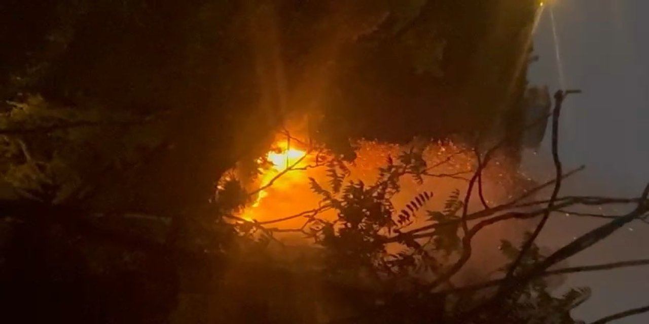 Beykoz'da yangın paniği: Fişek atan 1 kişi gözaltına alındı