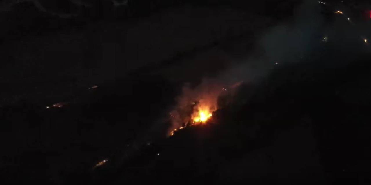 Milli zaferin parkında faciadan 6 hektarla dönüldü