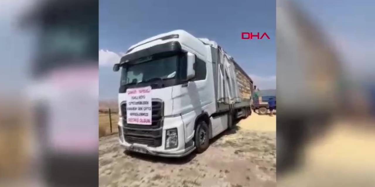 Karabüklü hayvancıların yardımına Çankırılı çiftçiler koştu