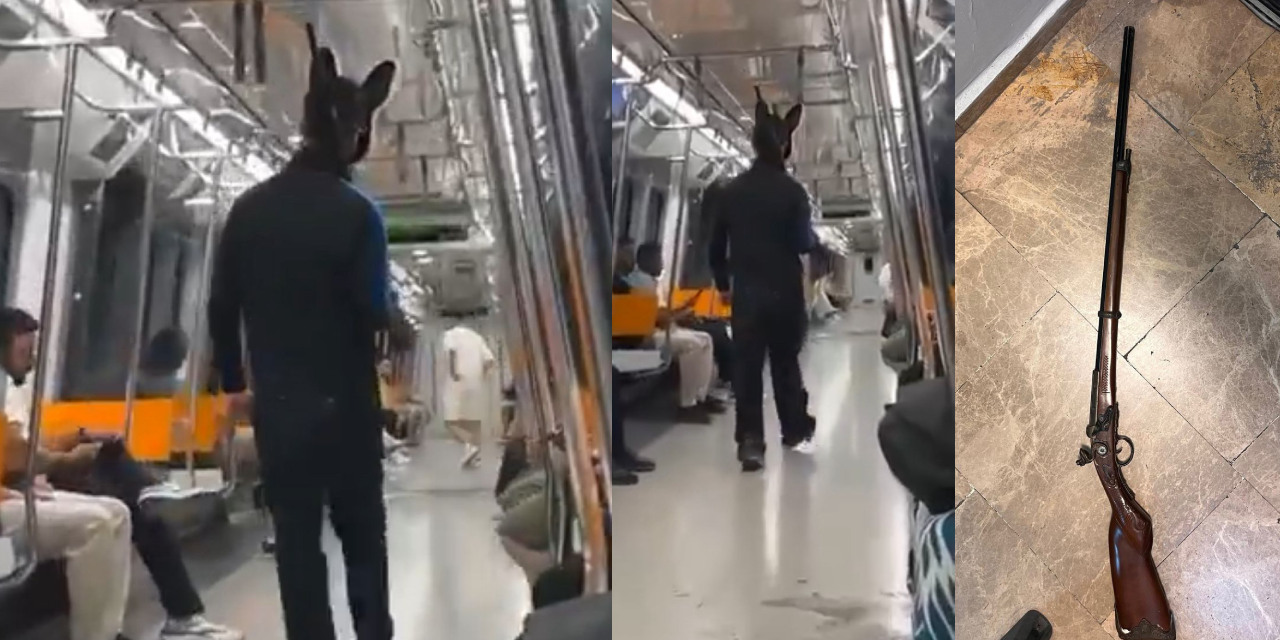 Sarıyer Metrosu'ndaki tüfekli tavşanın sırrı çözüldü!