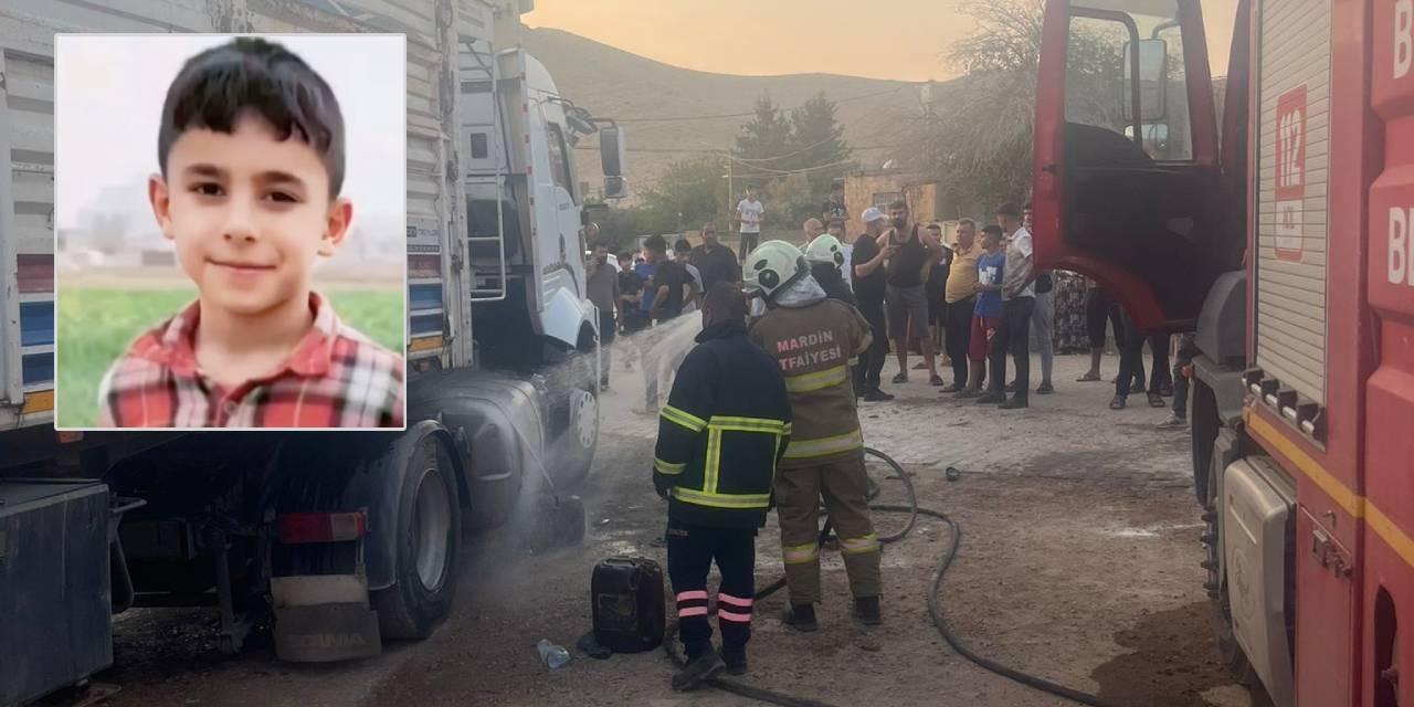 Mardin'de TIR patlamasında bir çocuk hayatını kaybetti