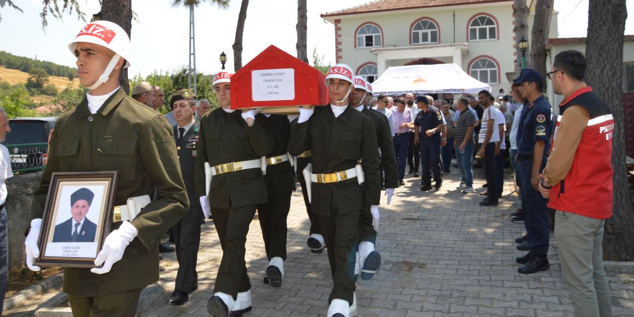 Hayatını kaybeden Kıbrıs gazisi için tören düzenlendi
