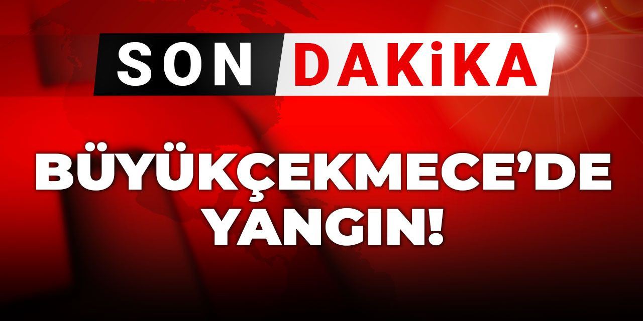 Son dakika | Büyükçekmece'de yangın