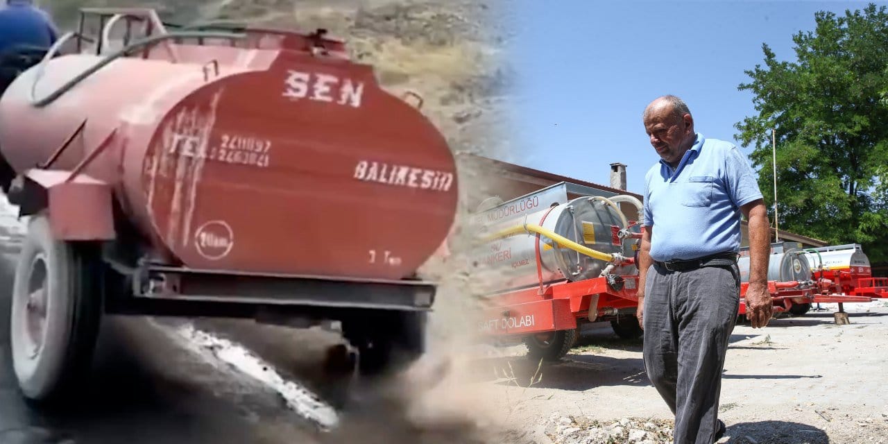 Yangına patlak lastikle su taşımıştı: O çiftçiden yine hayran bırakacak hareket!