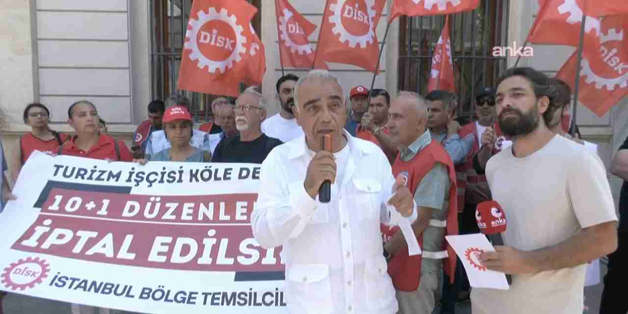 DİSK'ten 'hafta tatili' eylemi!