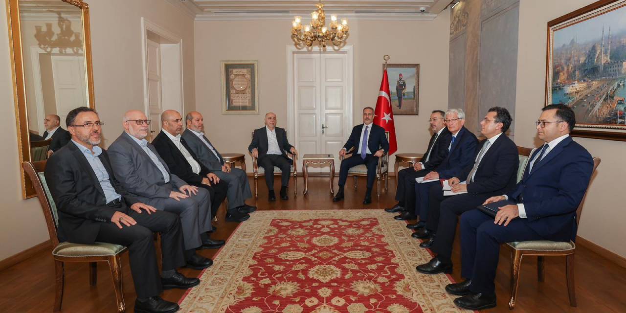 Hakan Fidan İstanbul'da Hamas heyetiyle görüştü