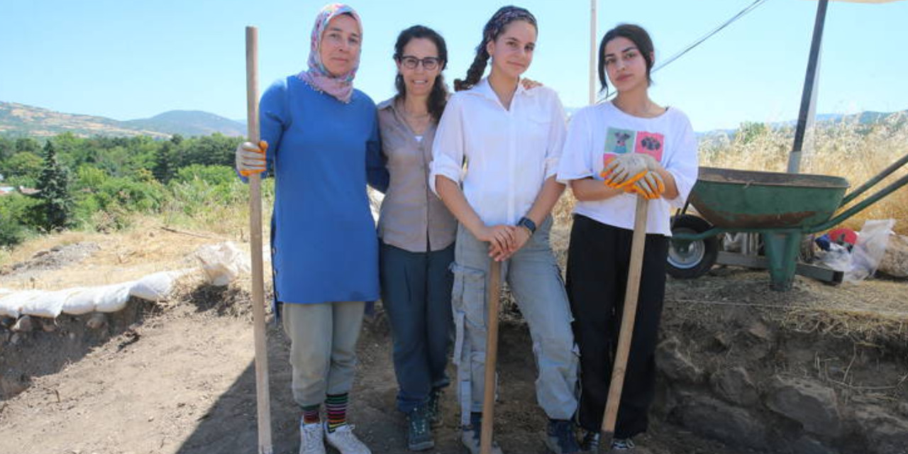 Tarihi kadınlar kazıyor: Tokat’ta eşsiz kazı çalışması