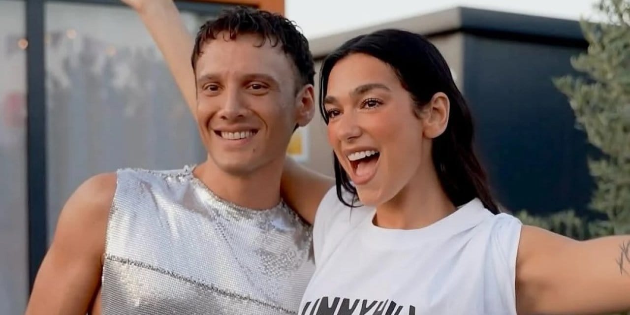 Dua Lipa bombayı Edis'i görünce patlattı