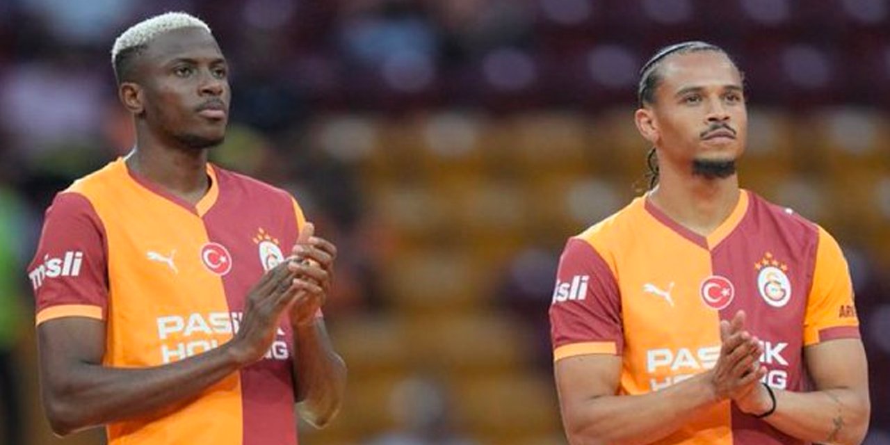 Galatasaray Osimhen ve Sane için imza töreni yaptı: Dursun Özbek’ten flaş açıklama