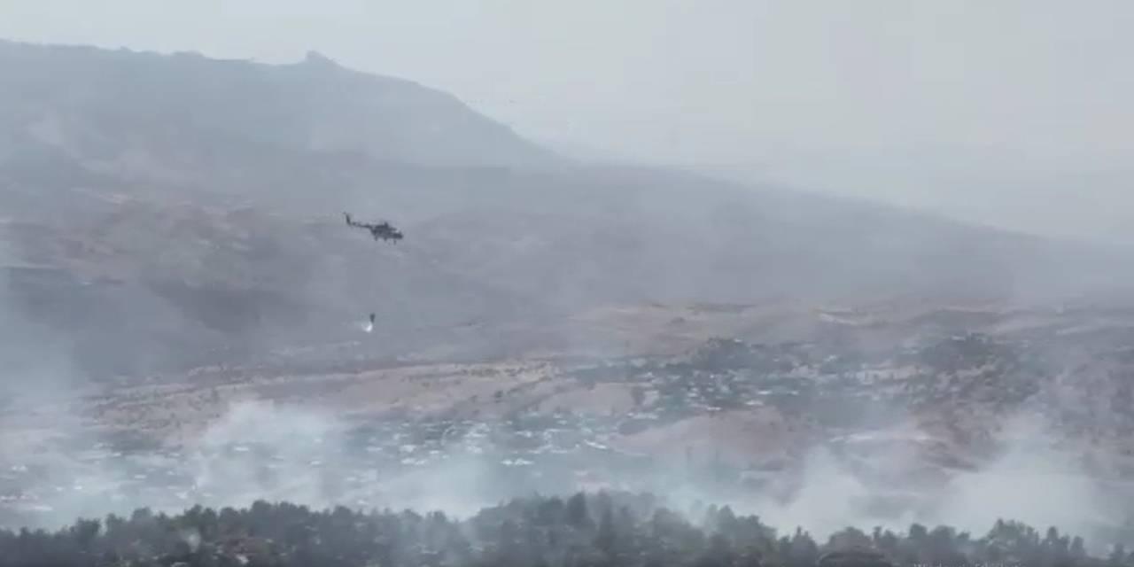 Şırnak'ta korkutan yangın! 200 kişilik ekip seferber oldu