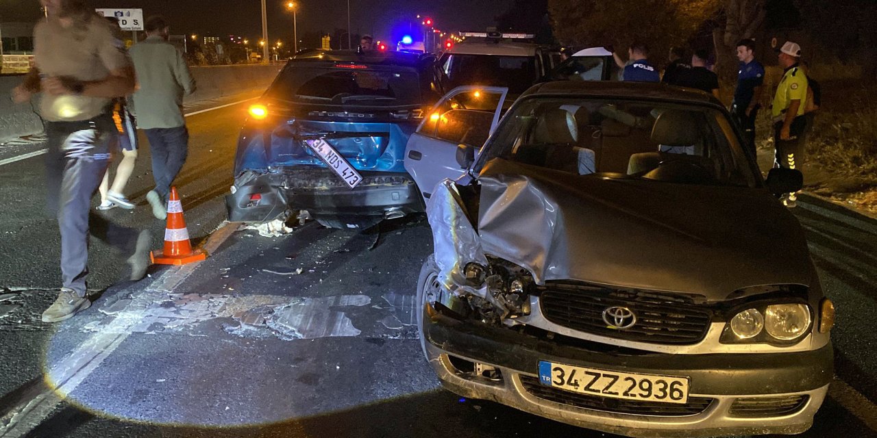 Polisten kaçıp kaza yapan otomobil göçmen deposu çıktı