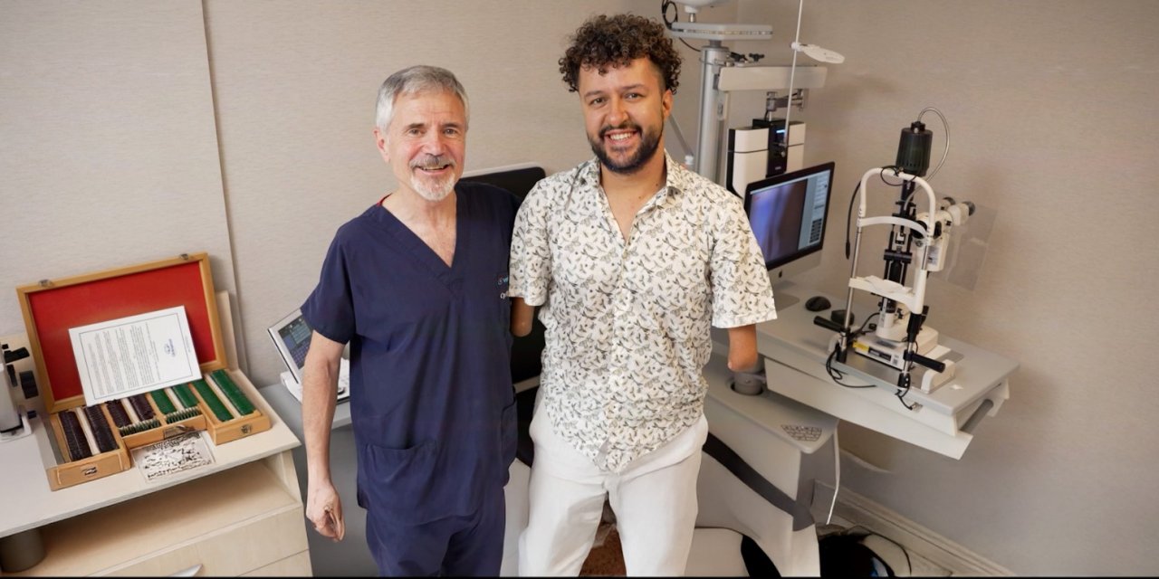 Temassız lazer yöntemiyle milli sporcunun görme sorunu giderildi