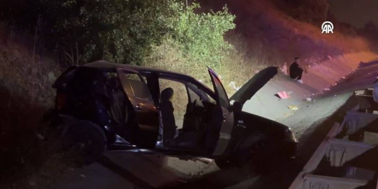 Kaza yaptı arkadaşlarını bırakıp kaçtı