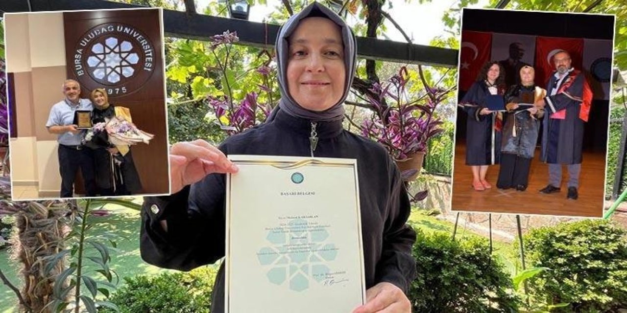 Üniversiteyi 30 yıl sonra kazandı, bölüm birincisi olarak mezun oldu