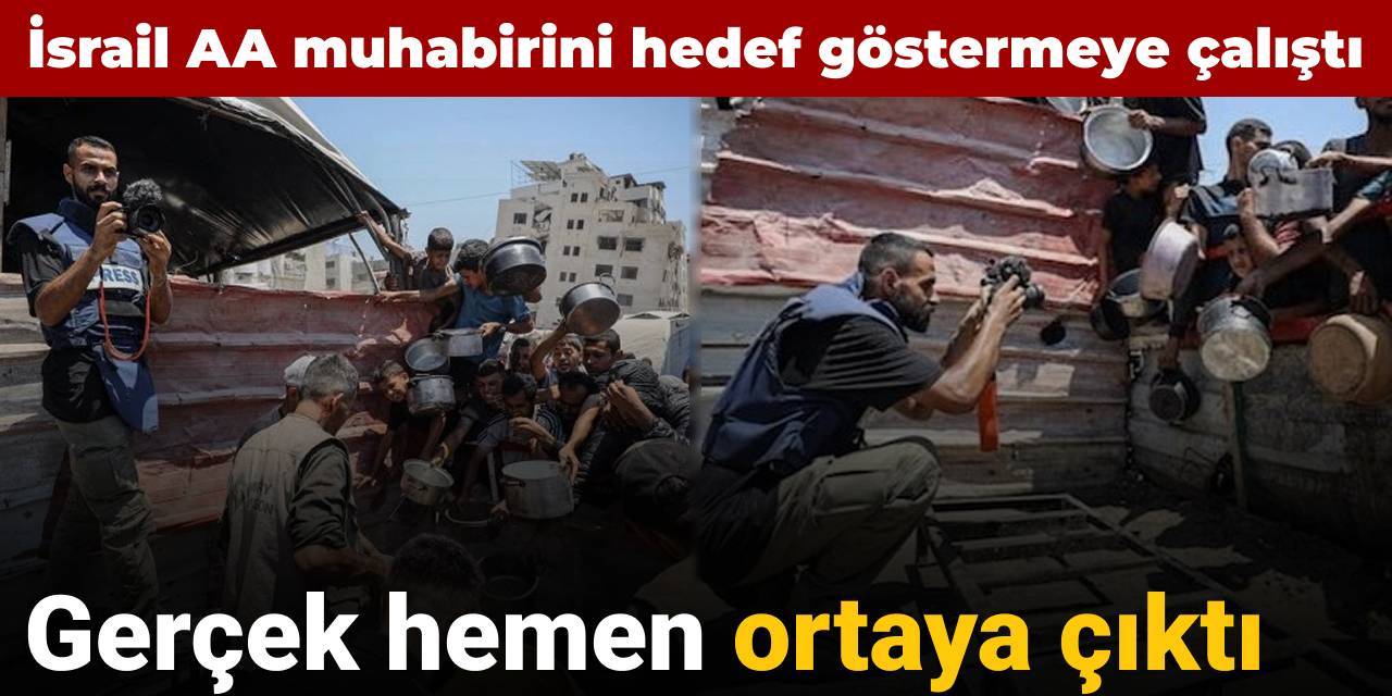 İsrail AA muhabirini hedef göstermeye çalıştı: Gerçek hemen ortaya çıktı
