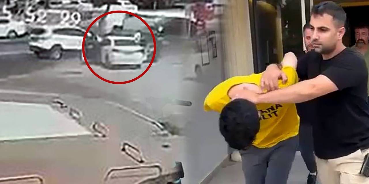 Yakalanmamak için her şeyi yaptı! Polisten kaçarken sivil polis aracına çarptı