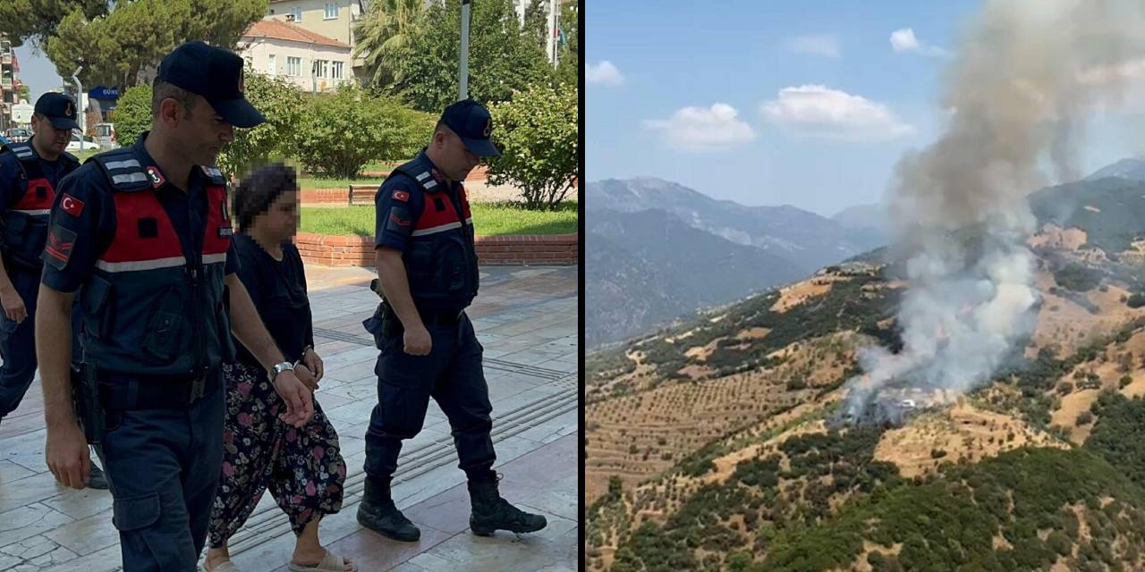 Kayınpederiyle tartışan gelin 3 hektarlık araziyi ateşe verdi