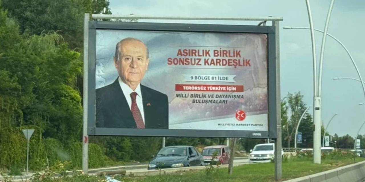 MHP'den tepki çeken '9 bölge' afişine yanıt