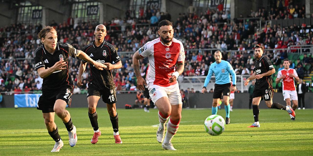 Beşiktaş İrlanda'da dört köşe