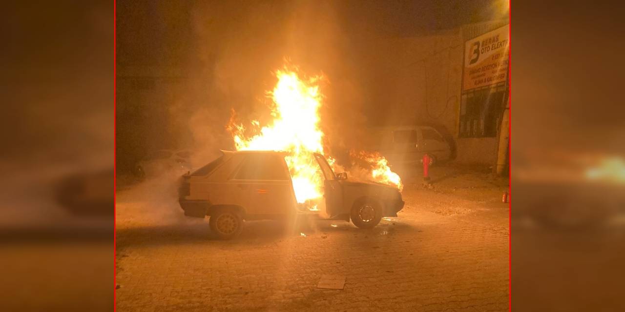 Gözünün önünde alev alev yandı: Sadece kameraya aldı