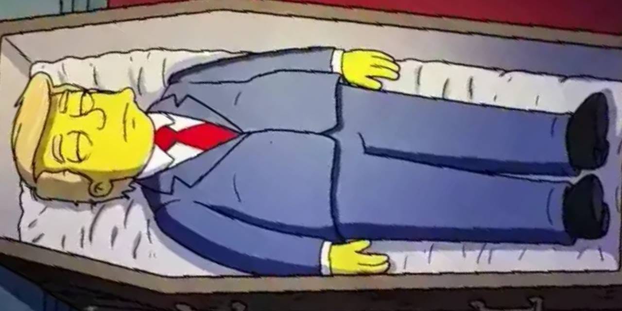 Kehanetleriyle meşhur The Simpsons Trump'ın ölüm tarihini açıkladı