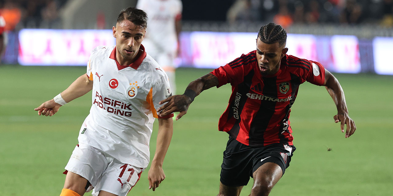 Gaziantep FK Galatasaray maçında ilk yarı bitmeden bir penaltı daha
