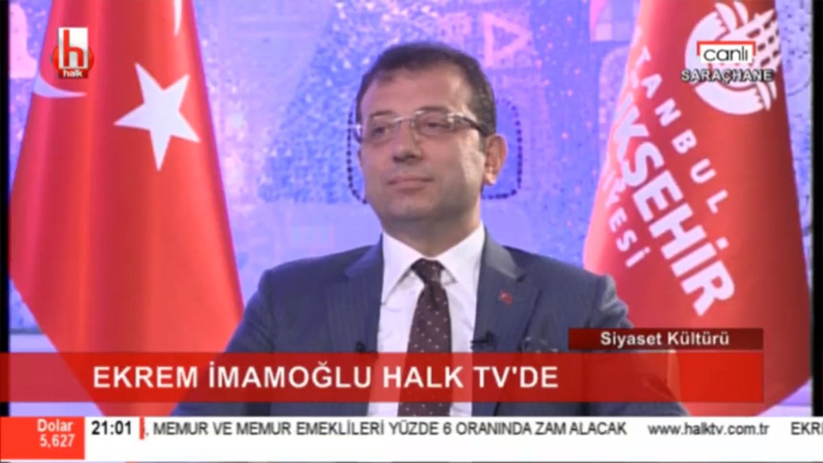 İBB Başkanı Ekrem İmamoğlu İstanbul'a dair projelerini Halk TV'de anlattı
