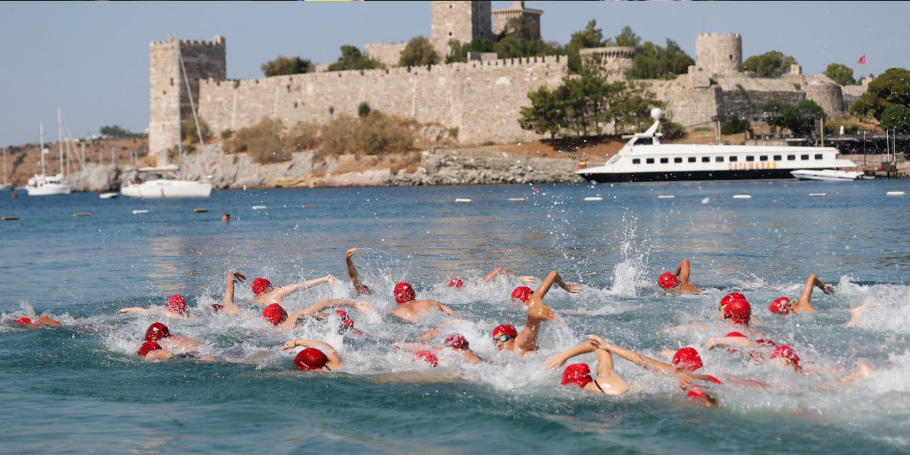 Bodrum'da "Sağlığa Kulaç At" etkinliği düzenlendi