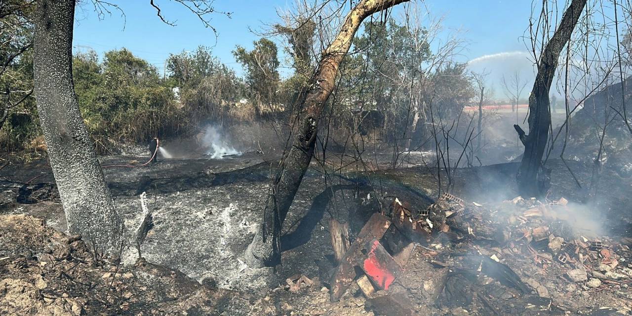 Çanakkale'de tarım arazisinde yangın!