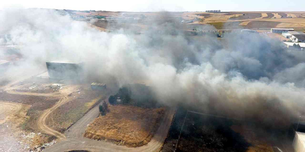 Tekirdağ'da tekstil fabrikasında yangın