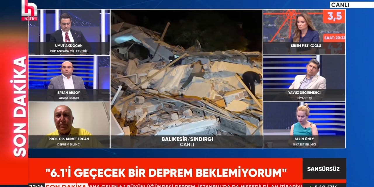 Balıkesir'deki deprem daha büyük bir deprem yaratır mı? Marmara'yı etkiler mi? Ahmet Ercan yanıtladı