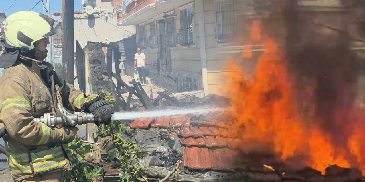 İstanbul’da yangın paniği! Bir anda alev topuna döndü