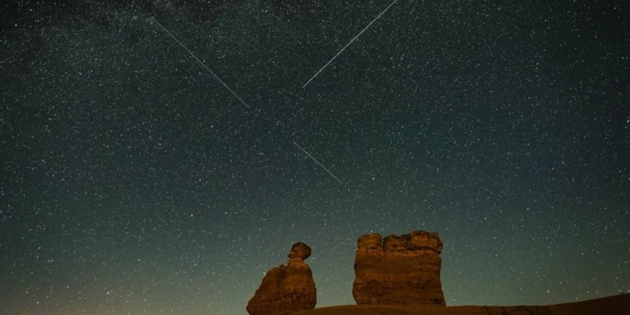 Meteorlar yağmur oldu yağdı: Türkiye gözünü kırpmadan izledi