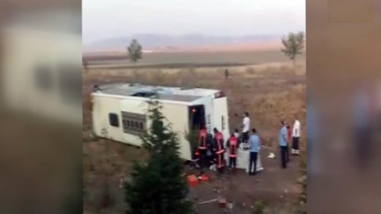 Ankara'da yolcu otobüsü şarampole uçtu: 4 ölü, 20 yaralı