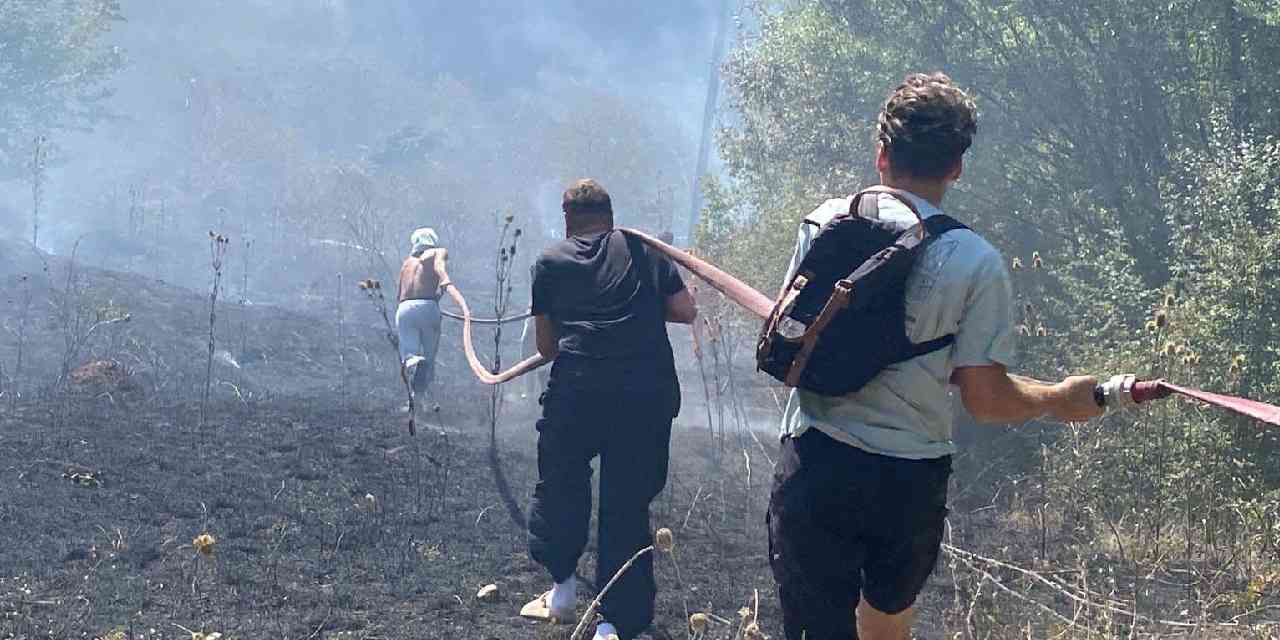 Bolu’da orman yangını kontrol altında